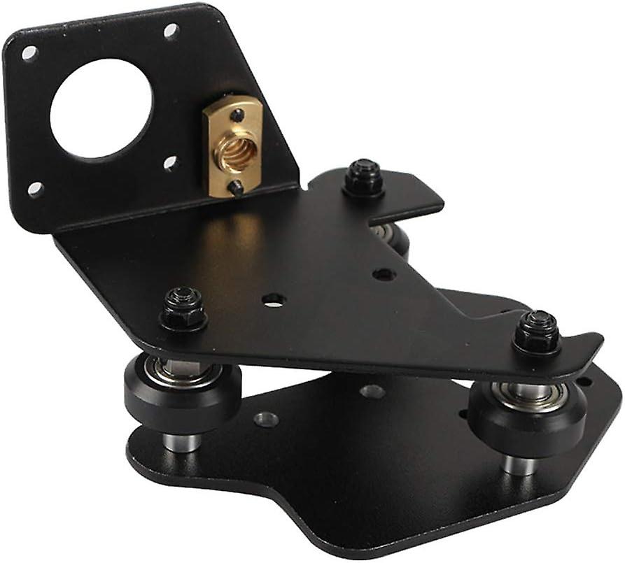 3D Printer Replacement Fixed Motor Mount with Pulley Nut Home or Office Spare Parts Upgrade Left X-Axis Durable Aluminum Easy Installation for Crealit