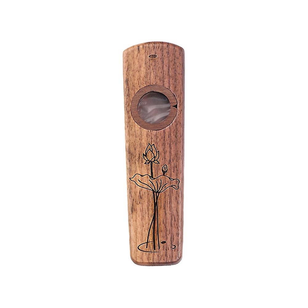 Wooden Kazoo Musical Instruments Ukulele Guitar Accompany Gift for Adult Music Beginner Interesting