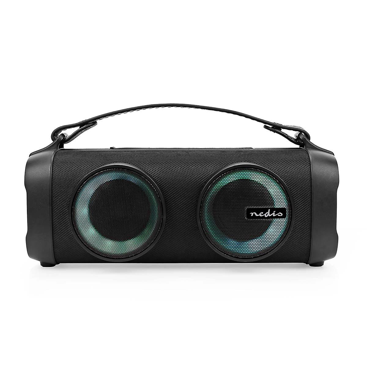 Bluetooth® Party Boombox | 5 Timers | 2.0 | 24 W | Media Updates: AUX/USB | Kan parres | Bærehånd