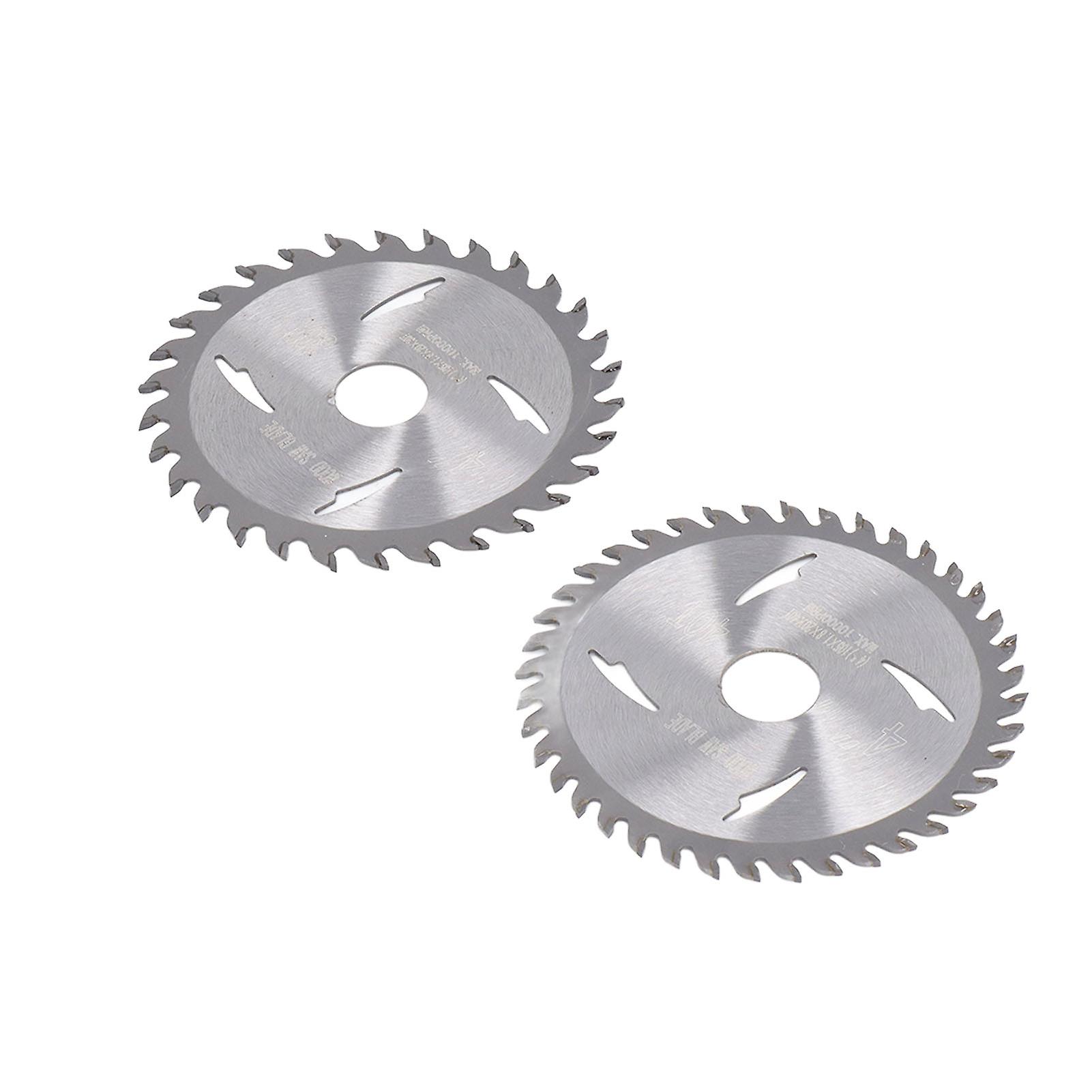 2Pcs Silver 4" Circular Saw Blades 30T & 40T Carbide Cutting Set