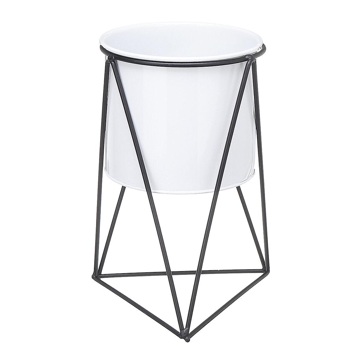 Geometric Metal Flower Pot Stand Chic Indoor Garden Plant Holder Display Planter
