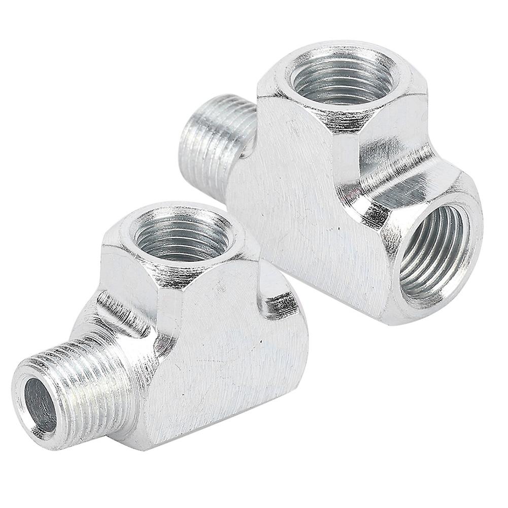 Oil Water Sensor Pressure Gauge And Adapter T Type Tee Pipe Fitting 1/8 Tee 3 Way