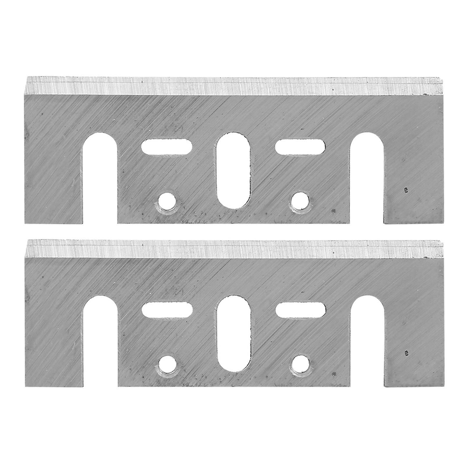 A Pair HSS Woodworking Manual Electric Planer Replacement Blade for Handheld Planer