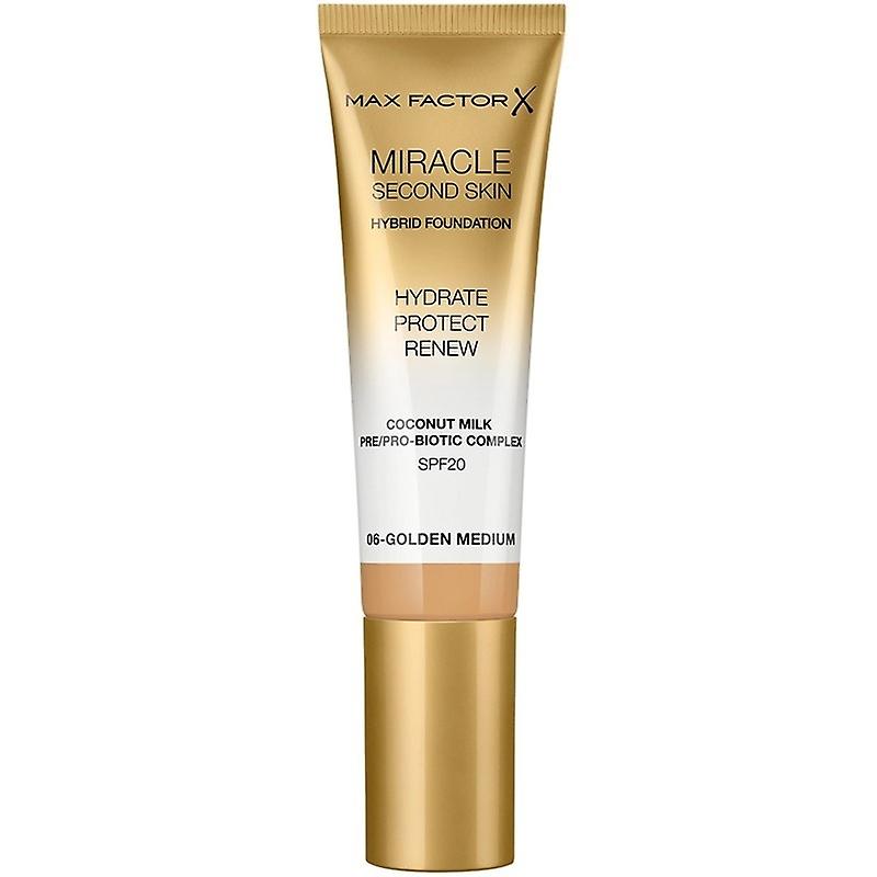 Max Factor Miracle Second Skin Foundation 06 Golden Medium