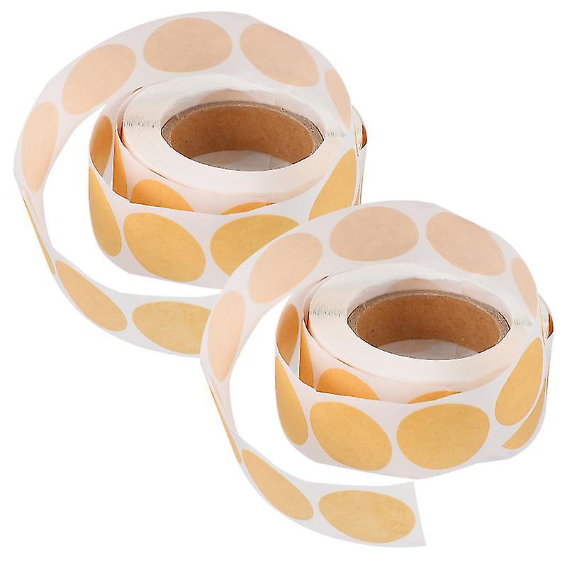 2rolls Kraft Paper Stickers