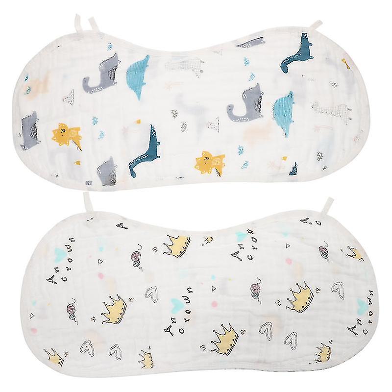 2pcs Cotton Bibs