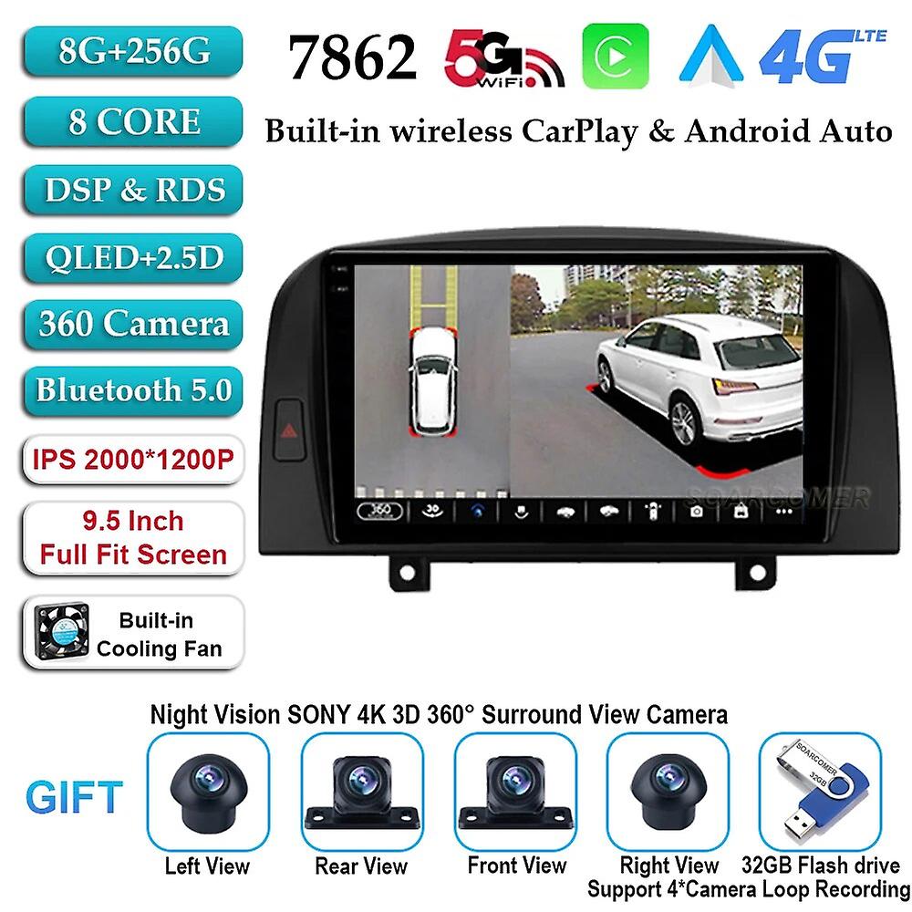 Android 13 für Hyundai Sonata Nf 2004 2005 2006 2007 2008 Carplay Autoradio Multimedia Player GPS Navigation Bt Dsp No 2DIN Dvd