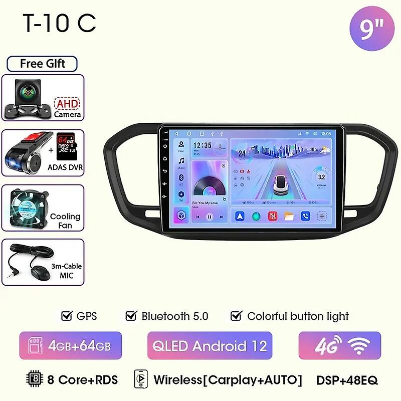 9" Android 12 für Lada Vesta 2023 2din Autoradio Multimedia Video Player Qled DSP GPS Sim 4g Navigation Audio Headunit GPS
