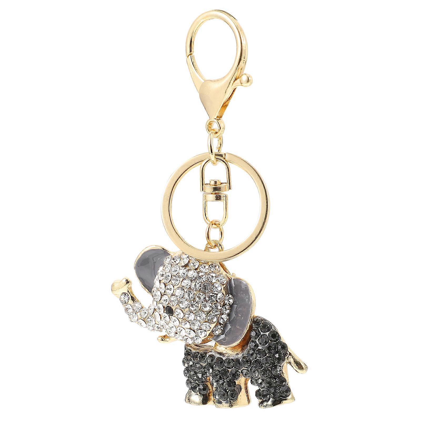 1pc Mode Éléphant En Forme de Key Ring Car Pendentif Creative Bag Ornement