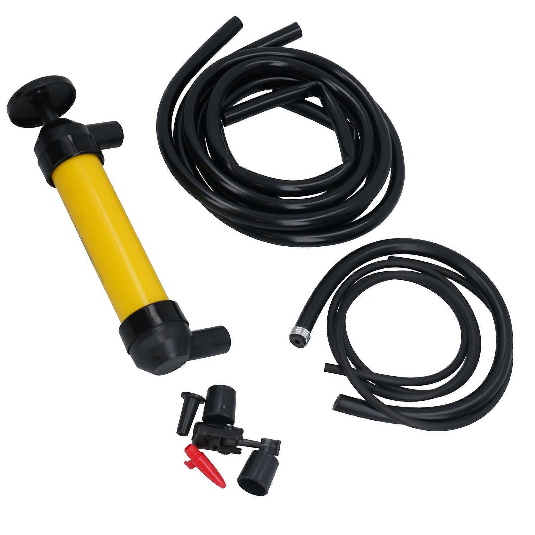 Syphon Pump T Handle Transfer Pump Fluid Extractor Fuel Oil Water Liquid TE897