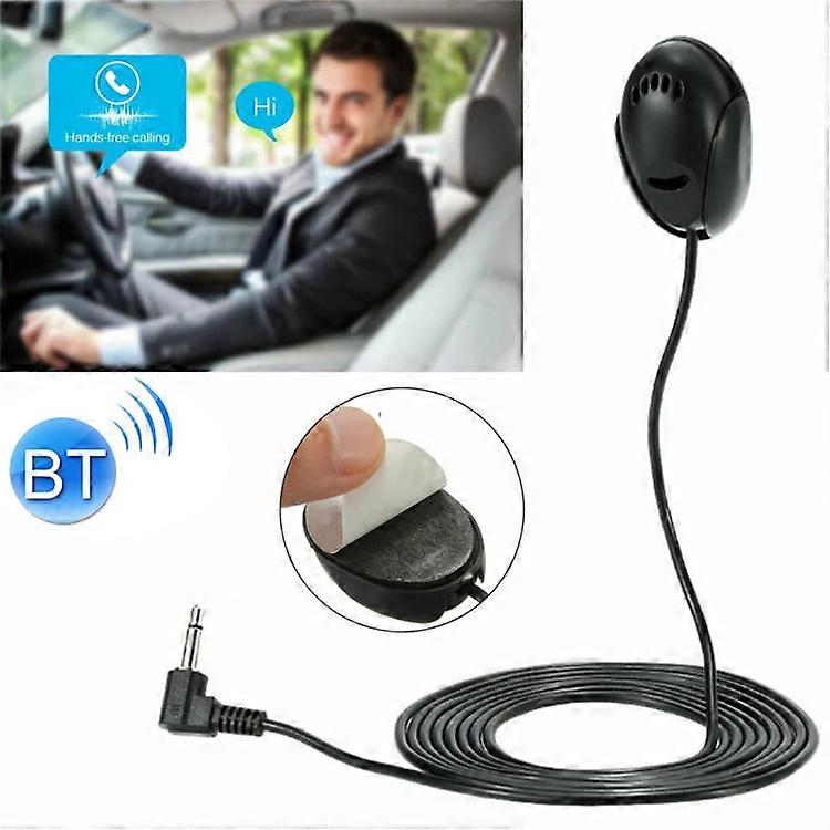 ZJ010MR Mono 3.5mm Angle Head Plug Paste Bluetooth Microphone