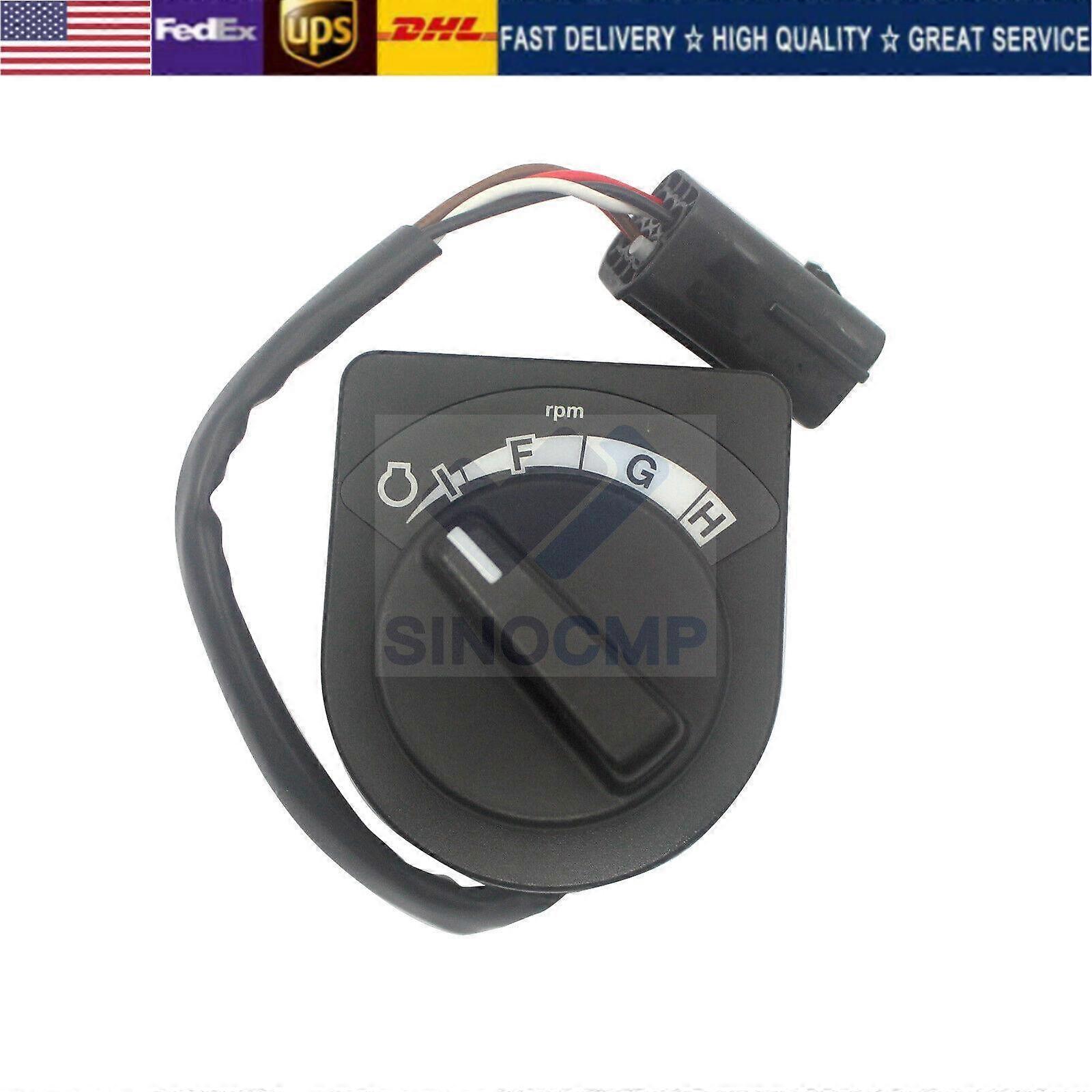 14659775 Selector Throttle Knob Control Unit For Volvo EC330 EC210 EC290 US NO.56258