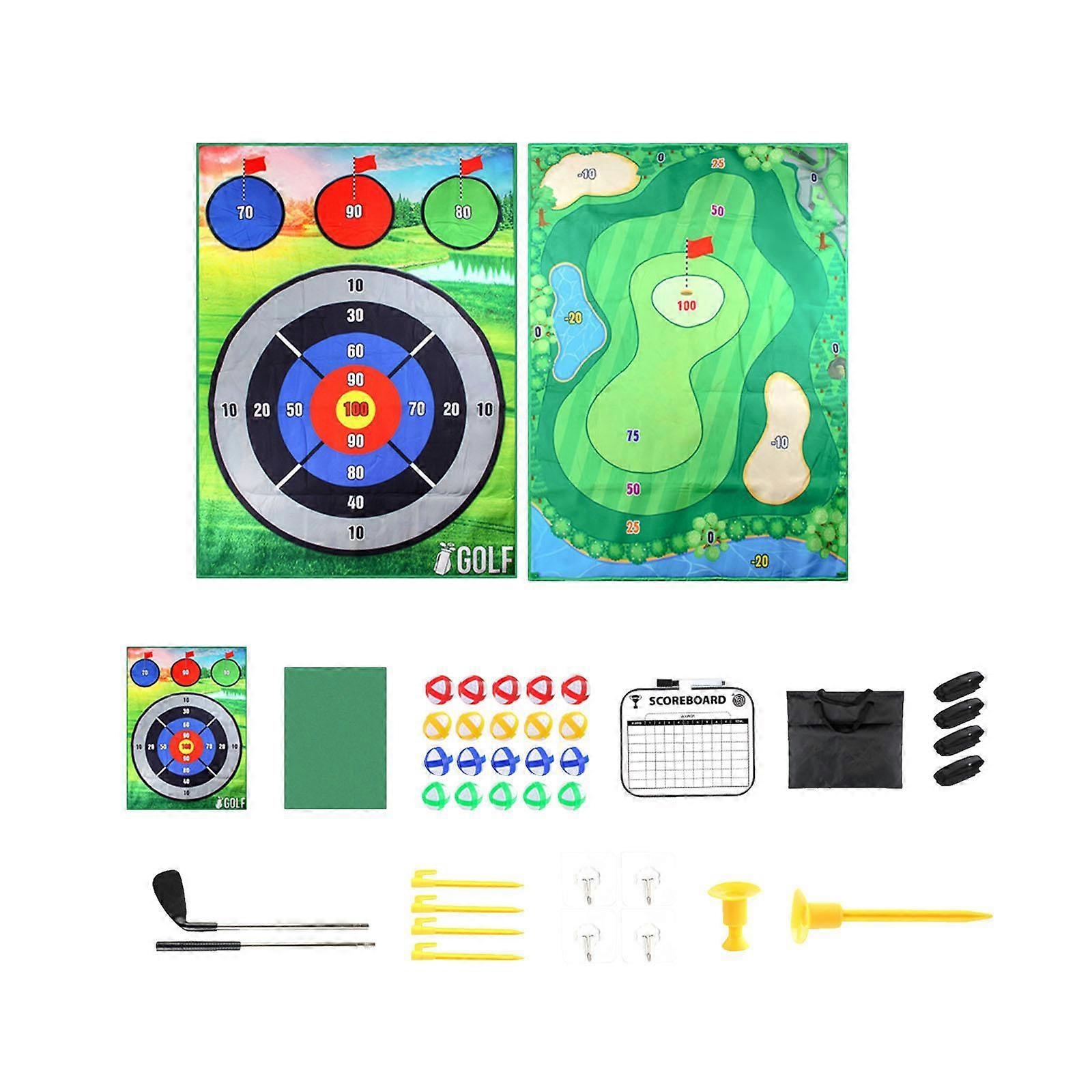 Çocuk Golf Oyun Mat Seti Ev Golf Aksesuarları için Golf Eğitim Ekipmanları Stil A