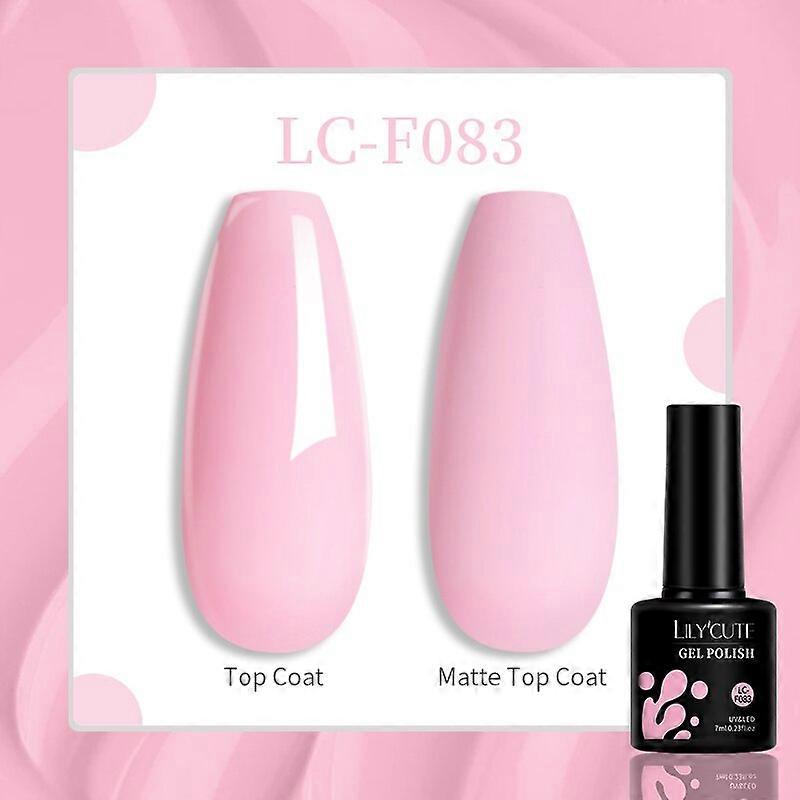 7ml Eggshell Gold Glitter Gel Nail Polish Quail Egg Effect Transparent Top Coat Semi Permanent Soak Off UV GelLC-F083