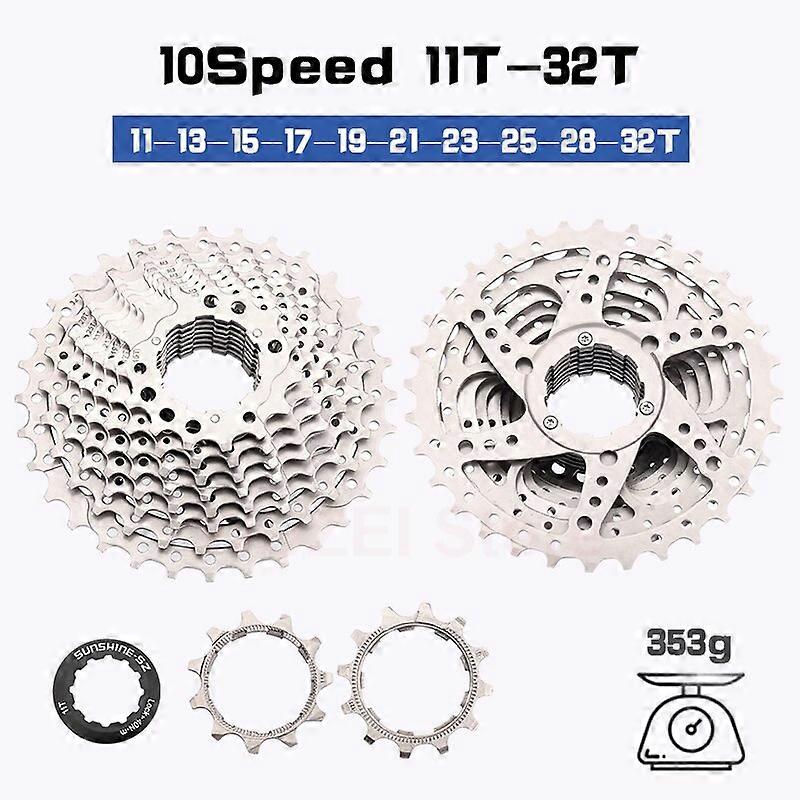 SUNSHINE Road Bike Cassette 8 9 10 11 12 Speed 11-23T/25T/28T/30T/32T/34T/36T Bicycle Flywheel K7 Sprocket for Shimano HG Hub