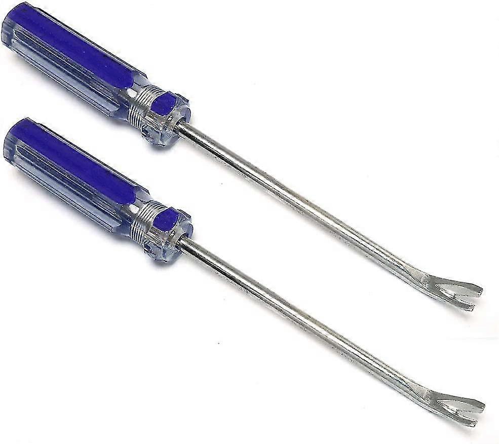 2pcs U-shaped Screwdriver Nail Prying V-shaped Screwdriver Nail Removal Screwdriver