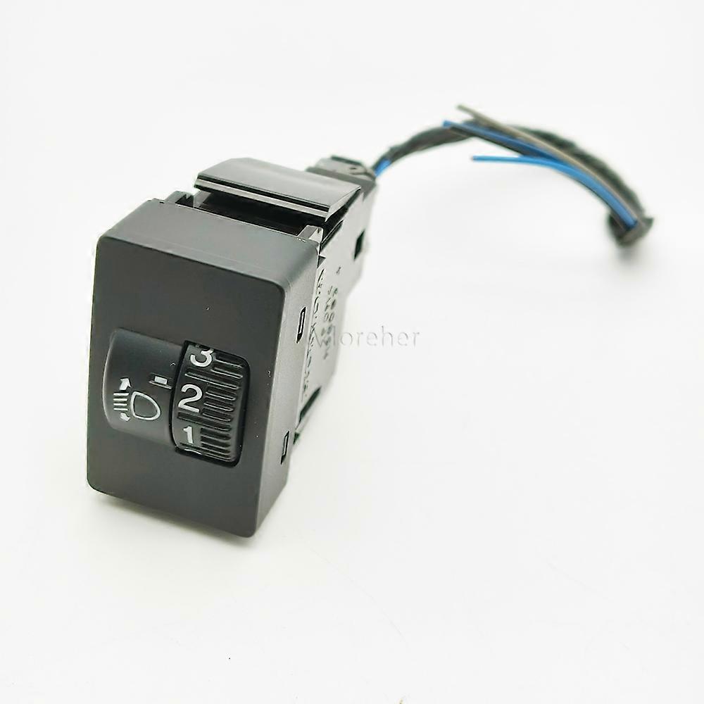 Interruptor de ajuste do farol Interruptor de ajuste de luz Compatível para Honda CRV CR-V JADE Vezel FIT Odyssey