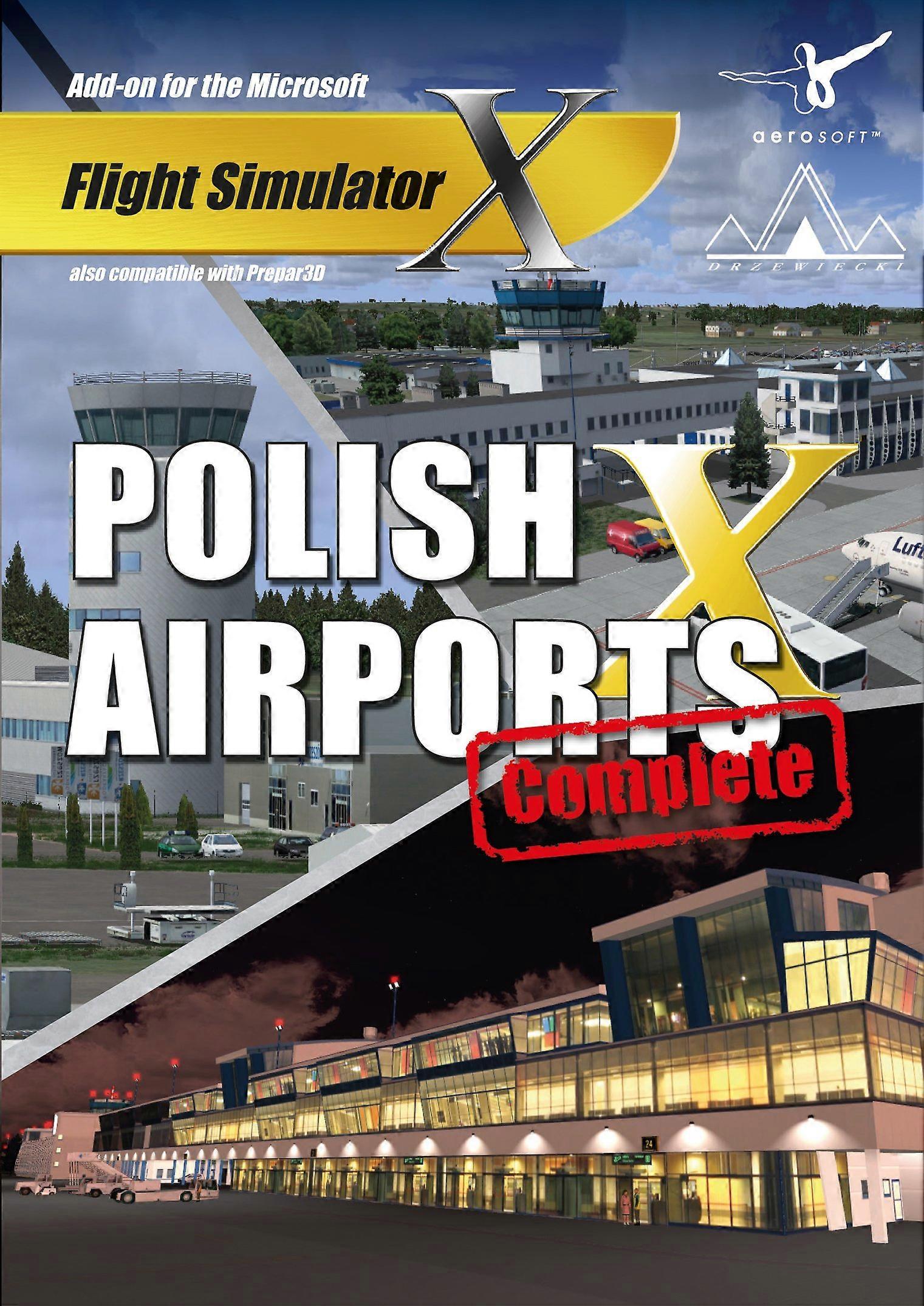 Polish Airports Complete FSX (PC DVD) - New & Sealed