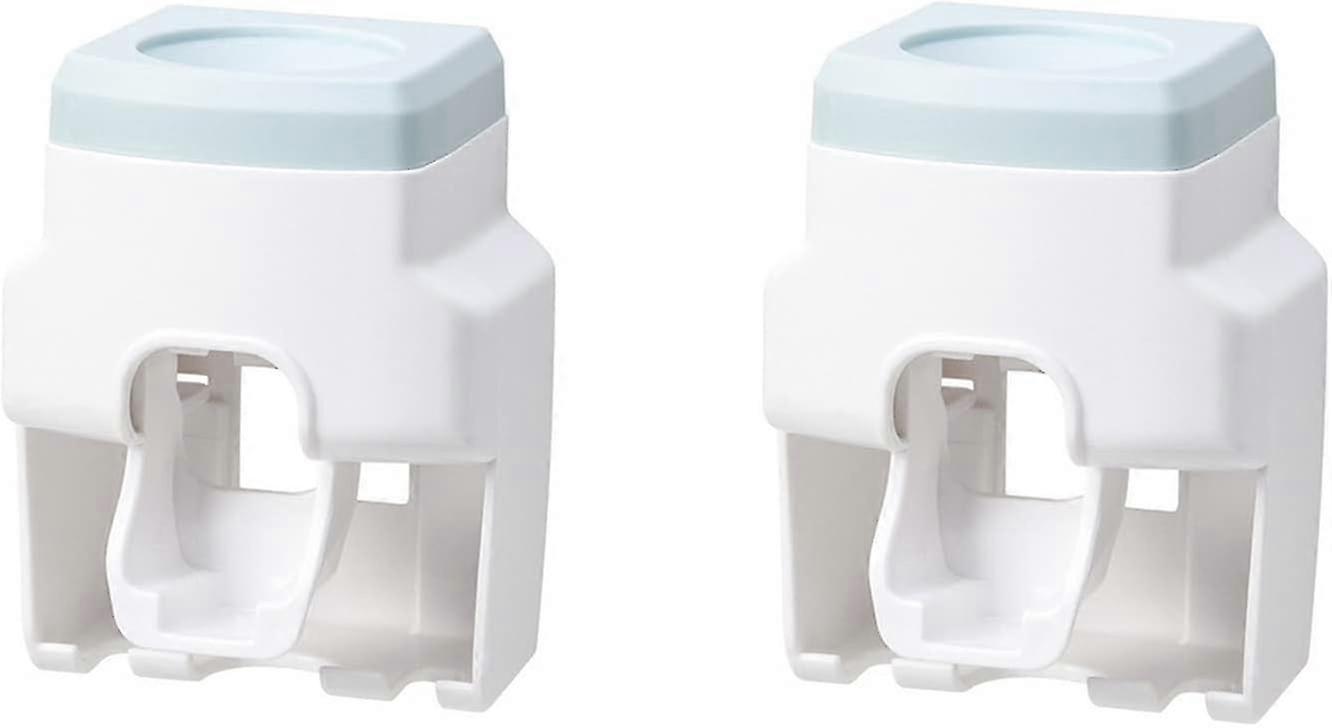 Toothbrush Holder 2pcs Automatic Toothpaste Dispenser,Wall Mounted Toothpaste Dispenser,Toothbrush H