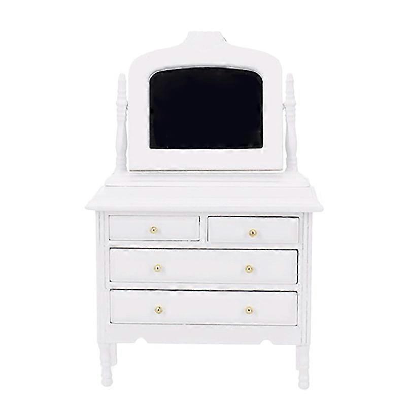 Dressing Table 1:12 Play Toy Doll Miniature Dressing Table Pretend Furniture