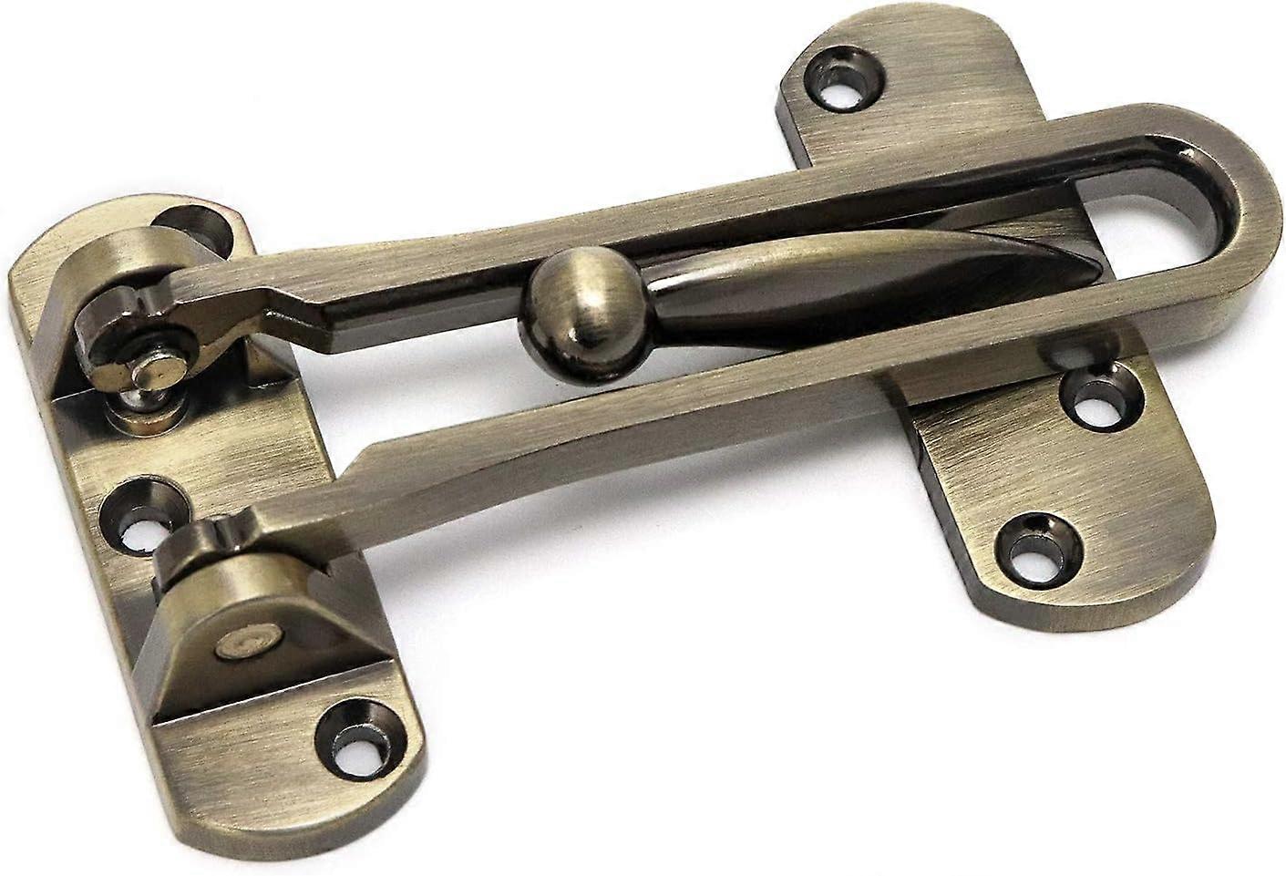 1 Pack Latch Guard Clasp,Door Security Guard,Door Lock with Swing Bar,Zinc Alloy Automatic Security