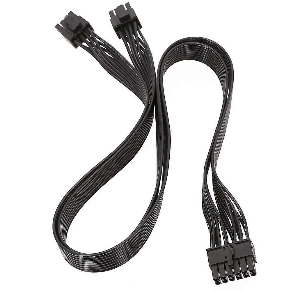 PSU Graphics Card Line 12Pin to Dual 8Pin(6+2) PCI-E Modular Power Cable for P-860 P-1000 X-1050 (6