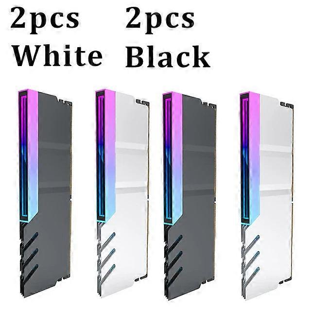 1-4Pcs Heatsink For Ddr4 Ddr5 5v 3pin Argb Aura Sync Memory Module Pc Rgb Ram Heat Cooler Radiator
