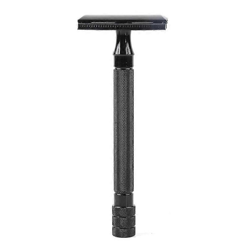 Double Edge Stainless Steel Classic Men's Shave Safety Razor Light to Severe Hair Removal Shaver Adjustable Razors Shaving type 1 Fabric Shavers