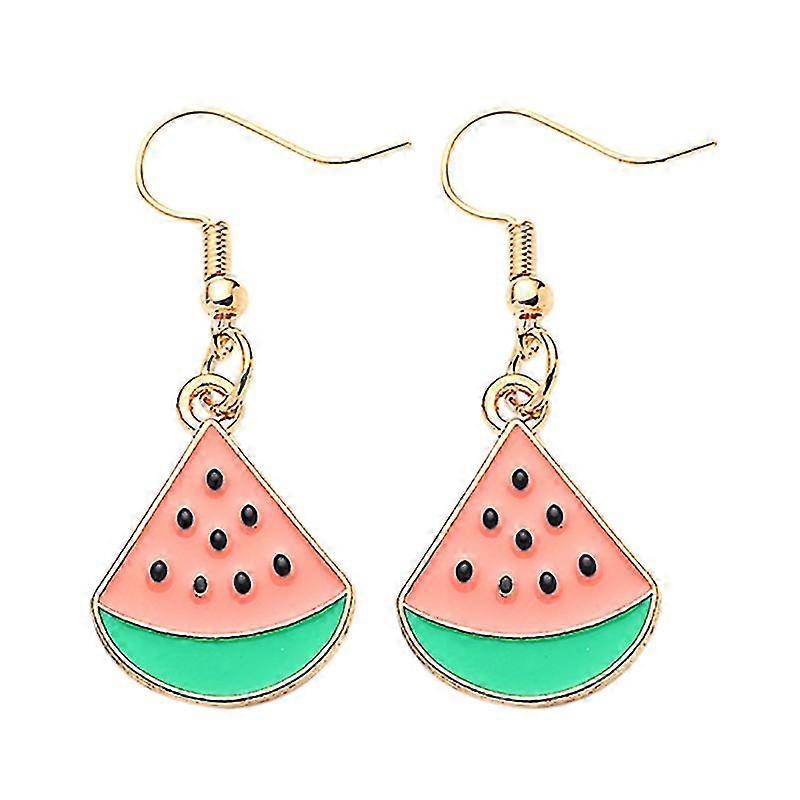 Créative Fruit Boucle d’oreille Ananas Noix de coco Pastèque Fraise Robe Féminine