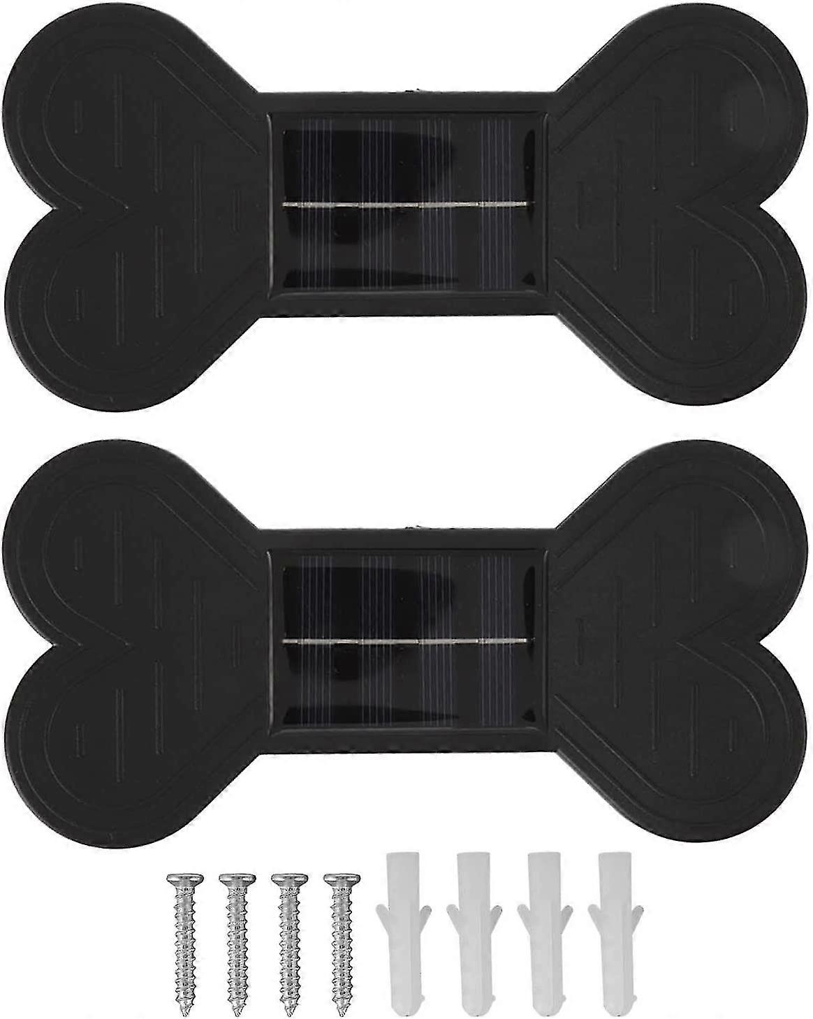 Solvægslampe, 2 sæt intelligent lyssensorsystem udendørs væglamper med udvidelsesrør til udendørs