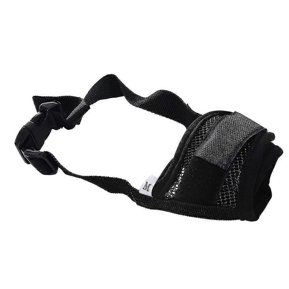 Dog Adjustable Mask Bark Bite Mesh Mouth Muzzle Grooming Stop Chewing