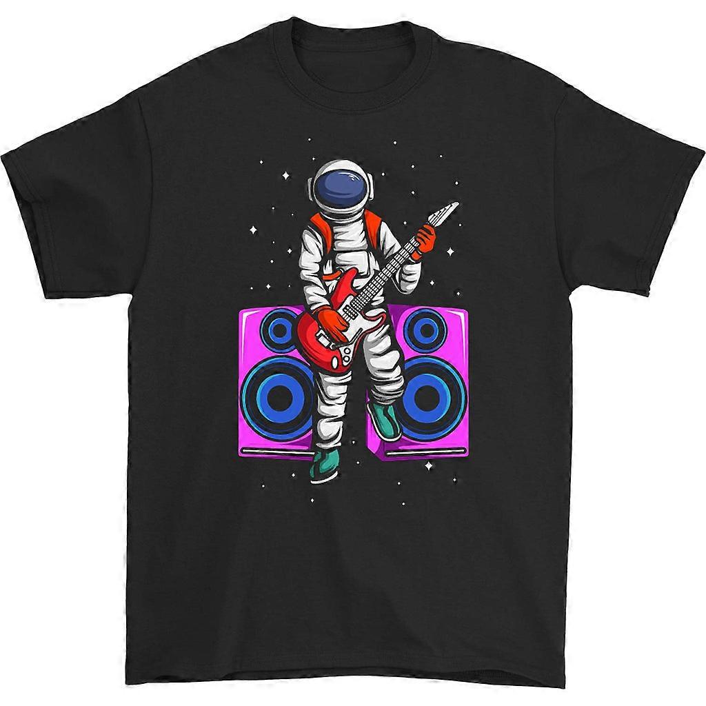 Camiseta de Guitarrista Elétrico Astronauta