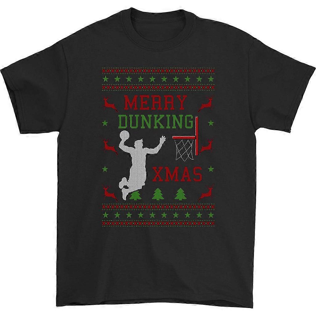 Vánoční tričko Merry Dunking