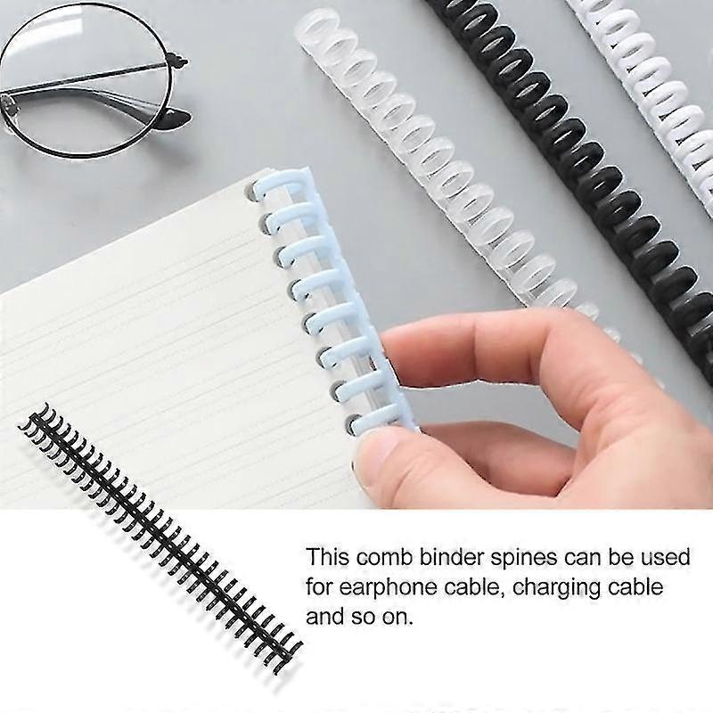 30 Hål Lösblad Plast Bindande Ring Spiral Ring För A4 Papper Kontorsmaterial