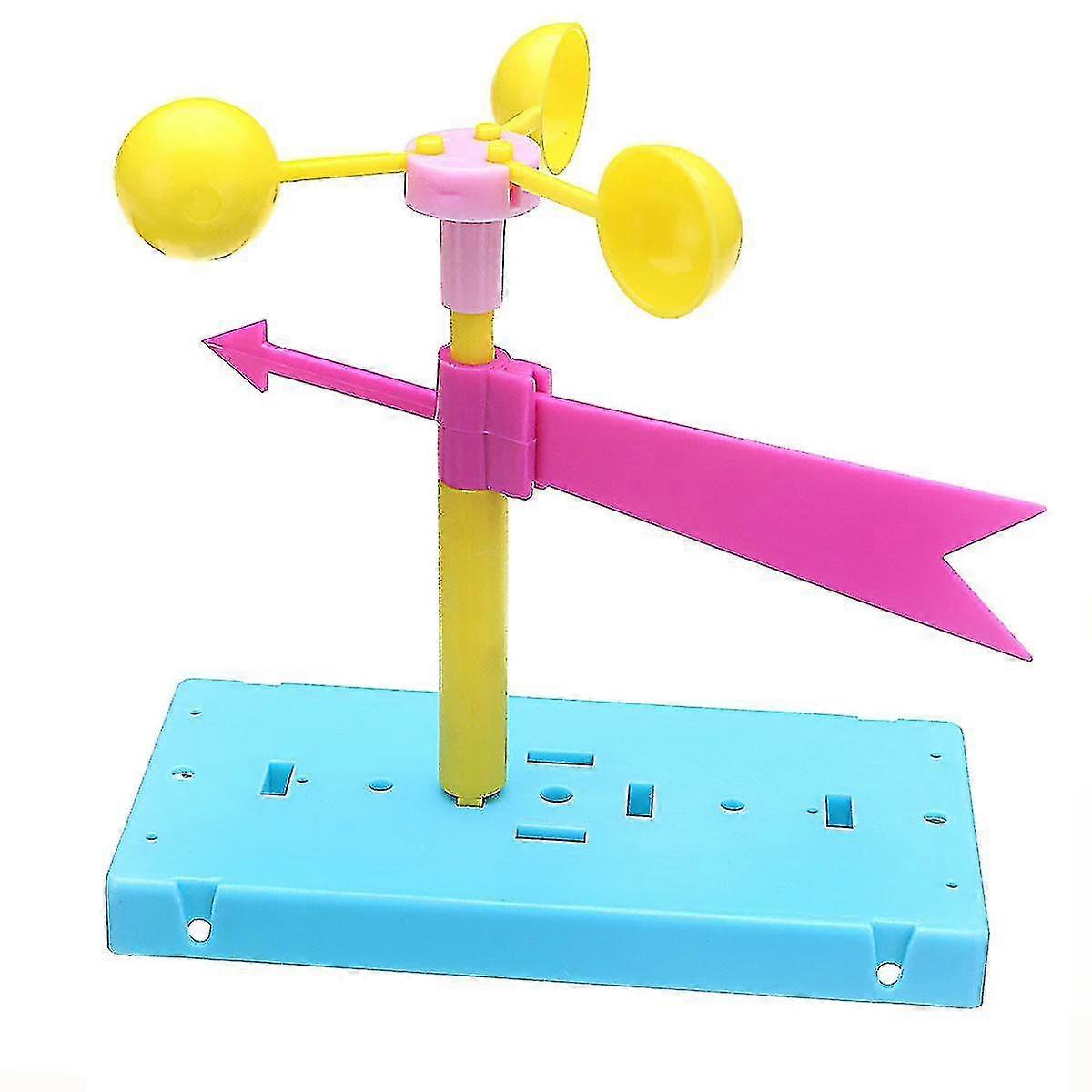 Hmwy-wind Vane Wind Direction Physics Experiment Diy Science Educational Toys Kit