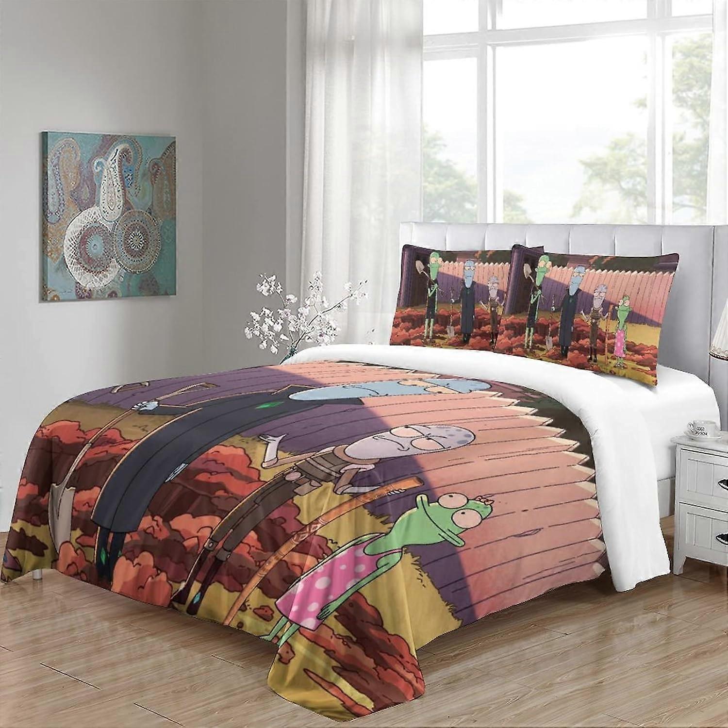 Copripiumino Singolo Koala Reversibile In Microfibra Spazzolata – Stampa 3D Animali – Biancheria Da Letto 140x200 Con Federa 50x80