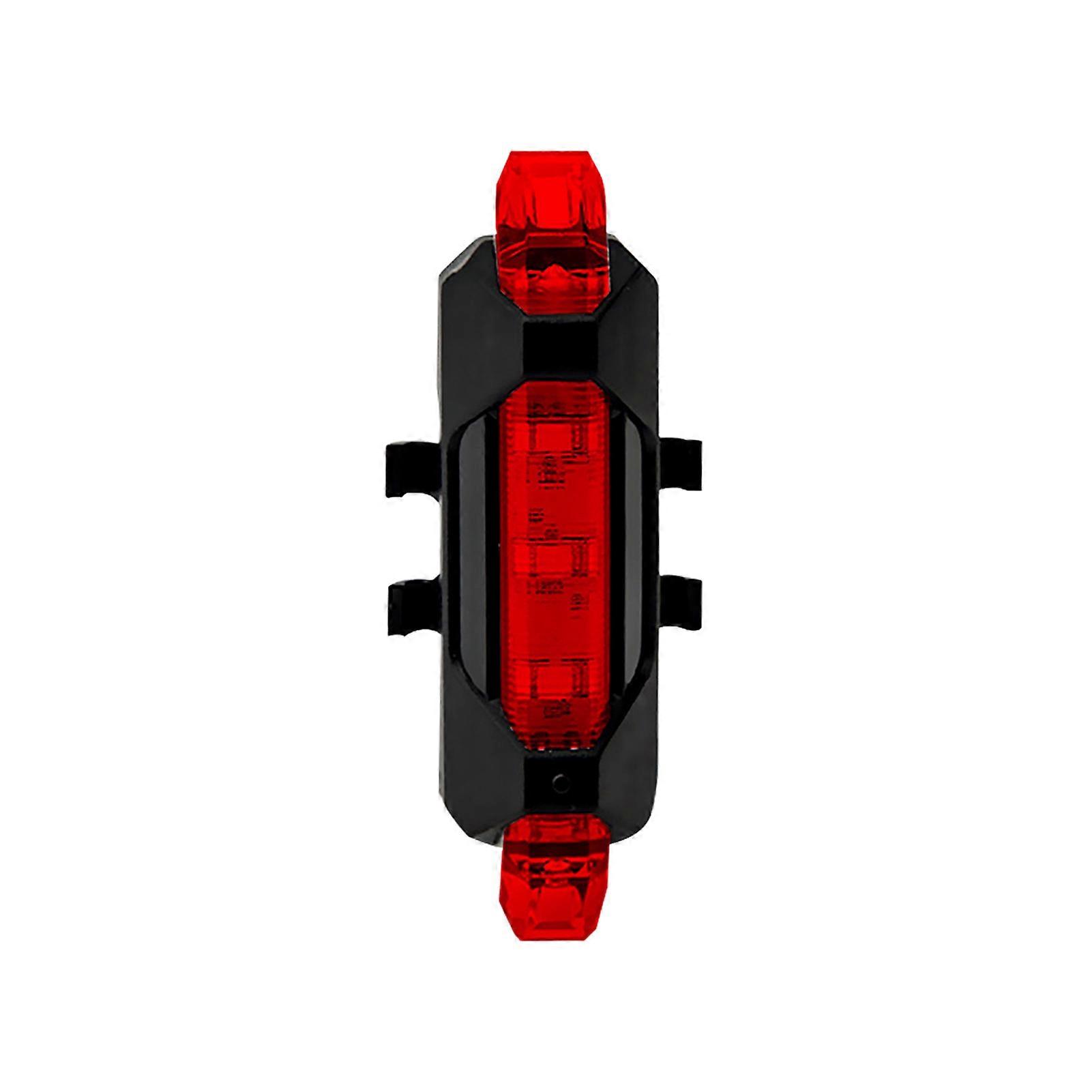 Universal LED Bike Tail Light Super Bright Waterproof USB Rechargeable Simple Installation Bicycle Rear Cycling Safety Flashlight