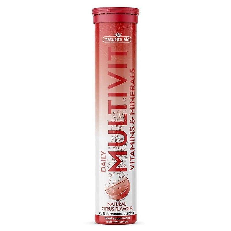 Nature's Aid Daily Multivatmin Effervescent Tabs 20 (145110)