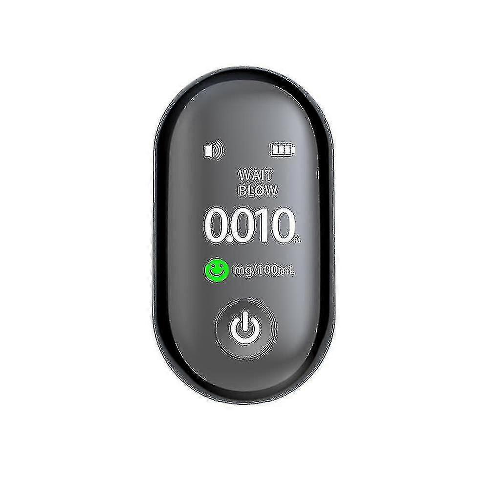 Alcohols Detector Non-contacting Breath Blow Tester Tft High-sensitive Electronic Breathalyzer With 3-color Indicator Light