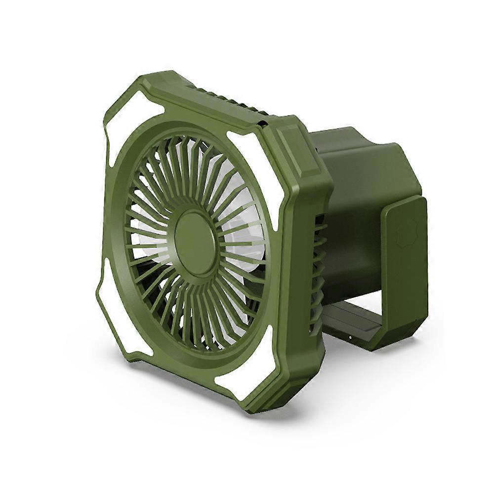 Multifunctional Camping Fan with LED Light USB Battrey Operated Fan Ceiling Tent Light Portable Power Bank with 3 Adjustable Wind Speed & Brightness R