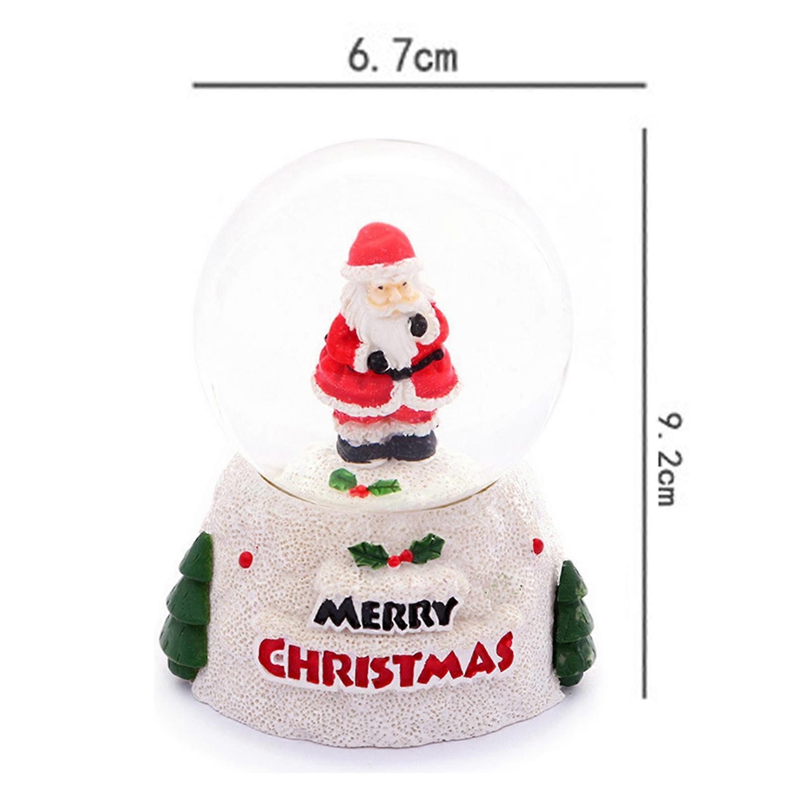 Christmas Lighting Crystal Ball Create Christmas Atmosphere Resin Balls for Holiday Home Party Night