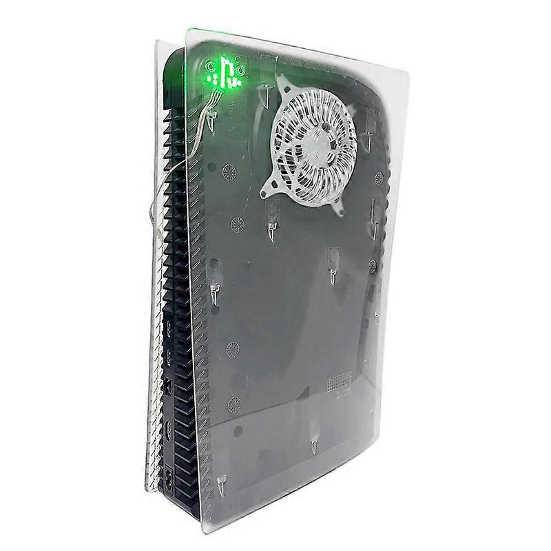 Shell for Disc Edition Transparent Clear Faceplate Cooling Vents Game Console Hard Replacement Shel