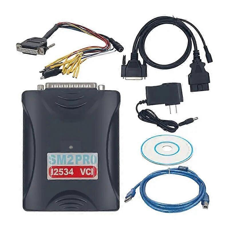 Read Write Data Diagnostic Scanner SM2 Pro J2534 VCI Programmer Tool Support 67 Modules Scanmatik 2 Pro FLASH PCM