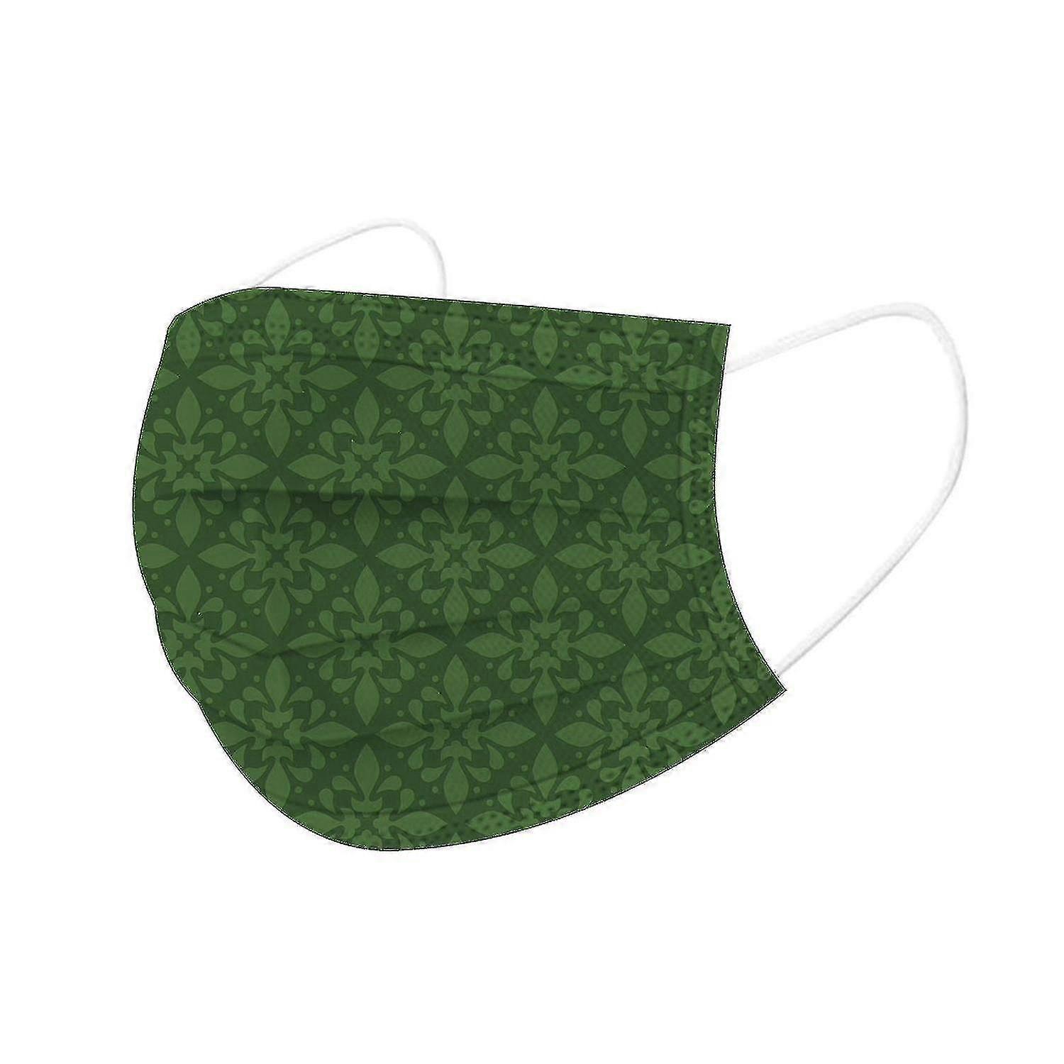 Retro Grain Print Masks For Protection Face Mask Disposable Earloop 3ply Ear Loop