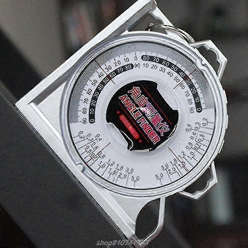 Multifunctional Protractor With Level Bubble Inclinometer An