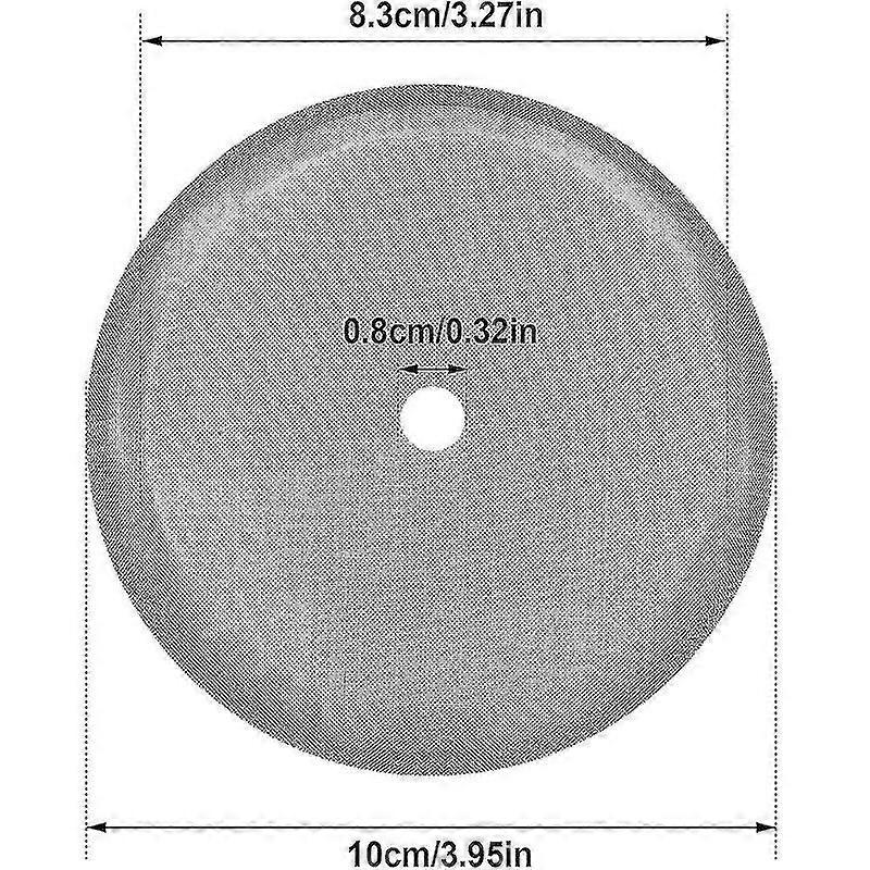 Byte franska pressfilter 6 stycken 10cm kaffe franska pressfilter