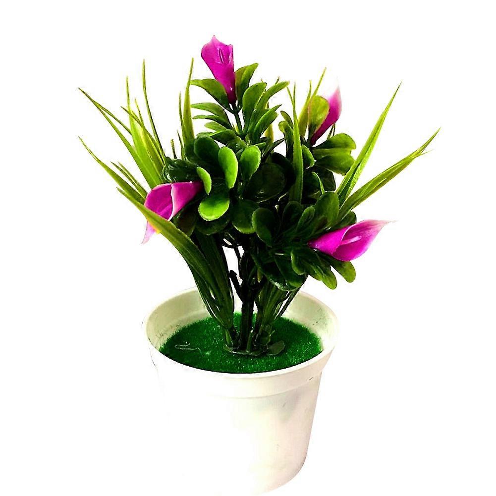 Artificial Flower Plant Potted Bonsai Garden Home Table Party Room Decoration