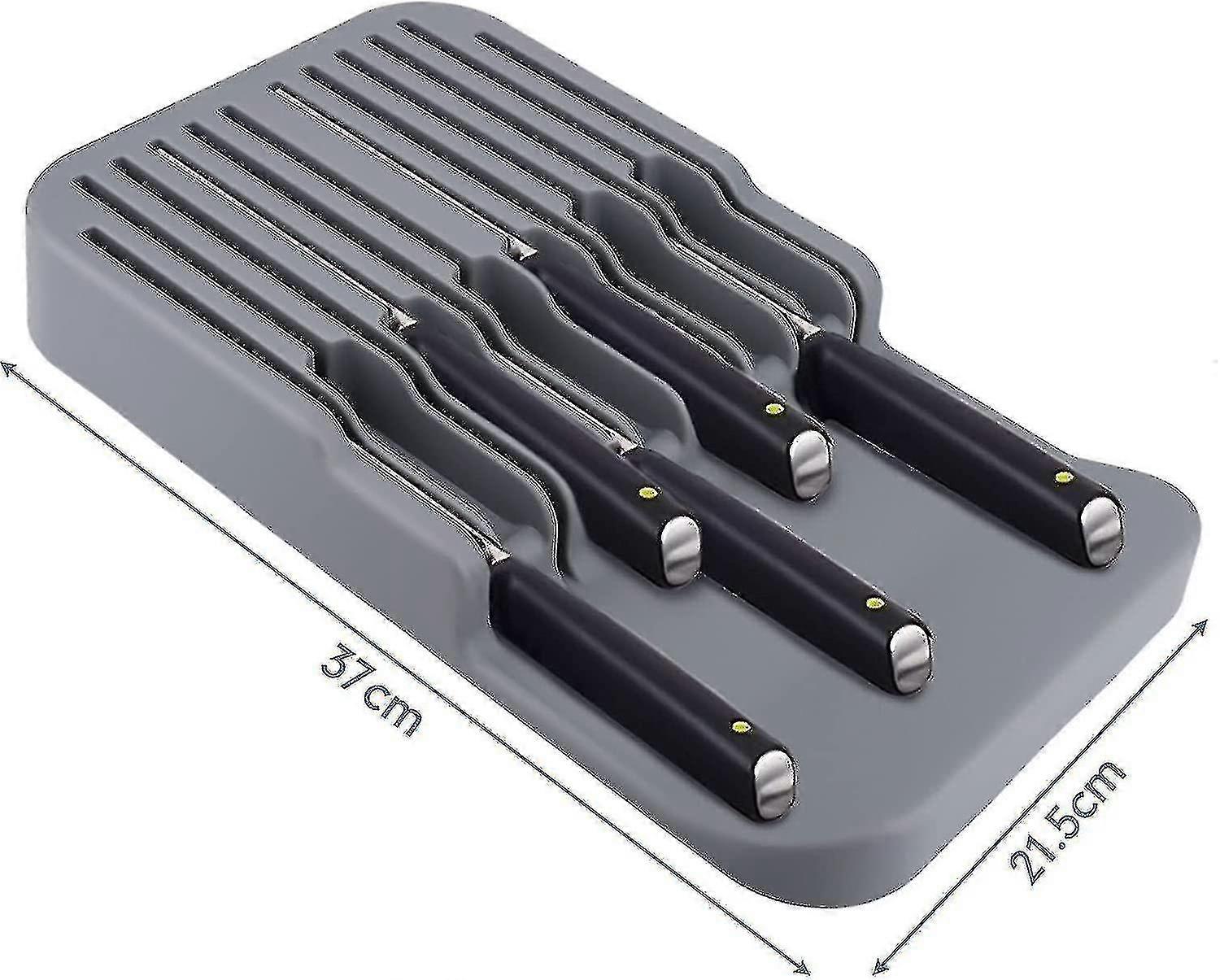 Horizontaler Messerblock, Messer-Organizer, Messerblock in der Schublade, Küchenmesser