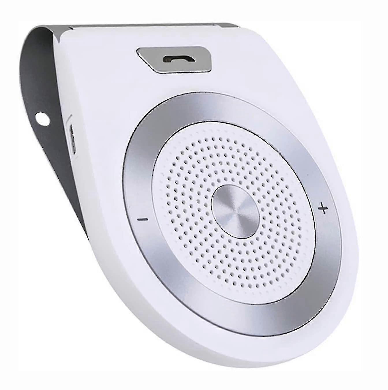 Bluetooth Car Handsfree Kit With Built-in Motion Sensor Supports Gps(color:white)