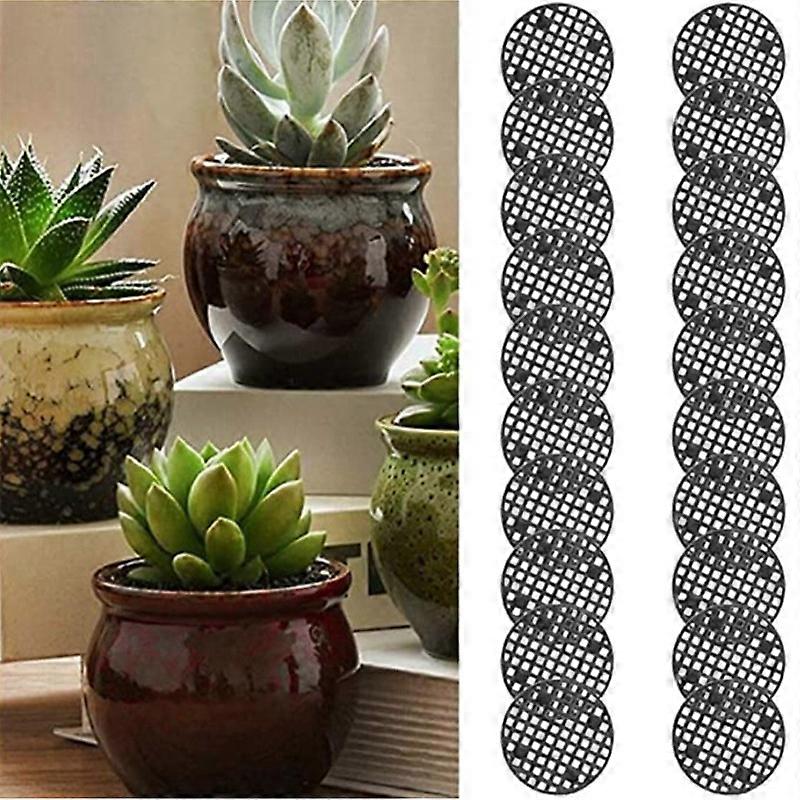50Pcs Round Flowerpot Mesh Pad Breathable